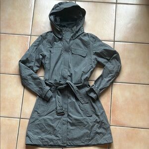 REI women’s long rain jacket
